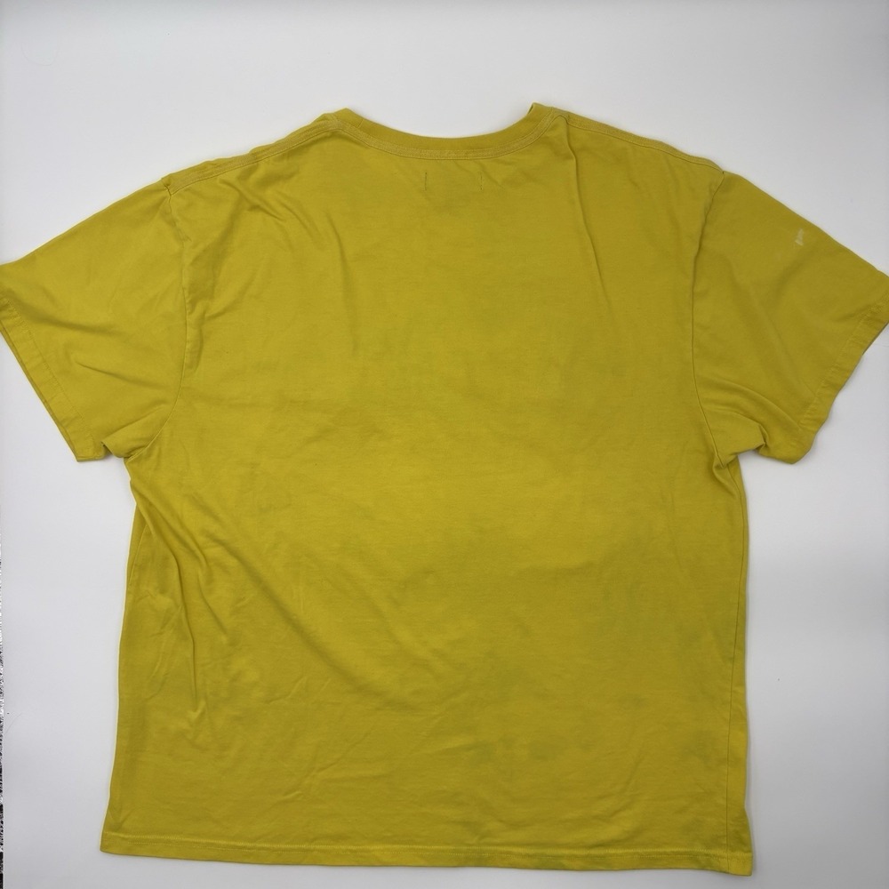 AKOO Mens Shirt 3XL Yellow Graphic Tee No Rvls Racing Car Short Sleeve - Picture 4 of 10
